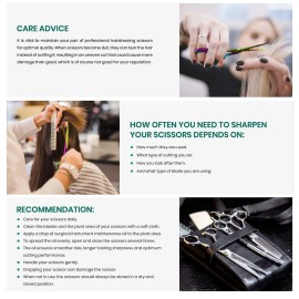 Blizzard Professional Hair Cutting Scissors - 5.5 inch VG10 Cobalt Haircut Shears with Razor Sharp Blades - Rainbow Finish Barber Hairdressing Travel Case for Salons & Home Use Blizzard Professional Hair Cutting Scissors - 5.5 inch VG10 Cobalt Haircut Shears with Razor Sharp Blades - Rainbow Finish Barber Hairdressing Travel Case for Salons & Home Use