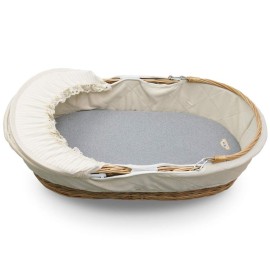 BlueSnail 2pk Soft & Stretchy Bassinet Sheets, Gray (32 x 16)