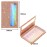 Blulu 2 Packs 5 Pairs Eyelash Book Empty False Lash Storage Book Box Glitter False Eyelash Storage Case Container Makeup Display Lash Holder Portable Travel Catalog for Women, Rose Gold