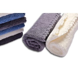 Kyapoo Baby Washcloths 12 Pack 12x12 Inches Microfiber Coral Fleece Extra Absorbent and Soft for Newborns, Infants and Toddlers-3