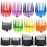 12 Pcs Colorful Professional Hair Clipper Combs Guides 1/24 to 1,Attachment Guide Combs,Replacement Guards Set for Wahl, Fits for Most All Full Size Hair Clippers/Trimmers