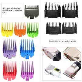 12 Pcs Colorful Professional Hair Clipper Combs Guides 1/24 to 1,Attachment Guide Combs,Replacement Guards Set for Wahl, Fits for Most All Full Size Hair Clippers/Trimmers 12 Pcs Colorful Professional Hair Clipper Combs Guides 1/24 to 1,Attachment Guide Combs,Replacement Guards Set for Wahl, Fits for Most All Full Size Hair Clippers/Trimmers
