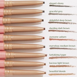 Chella Eyebrow Pencil - Vegan, Gluten Free, Cruelty Free, Paraben Free, Long Wearing, Smooth Consistency (Marvelous Medium Brown) Chella Eyebrow Pencil - Vegan, Gluten Free, Cruelty Free, Paraben Free, Long Wearing, Smooth Consistency (Marvelous Medium Brown)