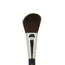 Bdellium Tools Professional Makeup Brush - Maestro Series 962 Slanted Blusher - With Mix of Soft Synthetic & Natural Fibers, For Contour & Highlight (Black, 1pc)