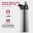 FineDine Triple Walled, Insulated Water Bottles with Straw - 25 Oz Stainless Steel Metal Bottle W/ 3 Leak Proof Lids - For Travel, School, Sports, Gym / Men, Women & Kids - Brushed Stainless Steel