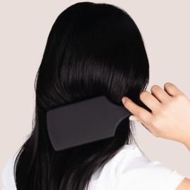 Black Brush by The Hair Shop - Nylon and Boar Bristles for Scalp Massage, Detangling, Shine and Hair Growth, Safe for All Hair Types, Extensions & Wigs Black Brush by The Hair Shop - Nylon and Boar Bristles for Scalp Massage, Detangling, Shine and Hair Growth, Safe for All Hair Types, Extensions & Wigs