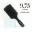 Black Brush by The Hair Shop - Nylon and Boar Bristles for Scalp Massage, Detangling, Shine and Hair Growth, Safe for All Hair Types, Extensions & Wigs