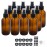 BPFY 12 Pack 4 oz Amber Glass Spray Bottles 4oz Fine Mist Spray Bottle For Essential Oils, Perfumes, Alcohol, Watering Flowers, Cosmetic Spray Bottle, Refillable Liquid Containers