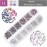 GBSTORE Nail Art Crystal Rhinestones,3D AB Glass Rhinestones, Nail Art Studs Nail Sequins For DIY Nails Art Clothes Shoes Crafts Decorations, Mixed Size and Colors,Approx1440-2080Pcs (Silver)