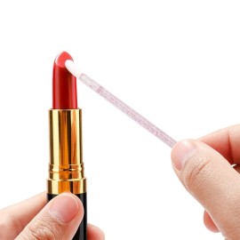 300 PCS Lip Brushes Disposable Lip Gloss Wands Lipstick Applicator Makeup Tool, Crystal Pink Handle 300 PCS Lip Brushes Disposable Lip Gloss Wands Lipstick Applicator Makeup Tool, Crystal Pink Handle