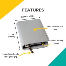 Rui Smiths Pro Stainless Steel 8-Piece Manicure Kit For Home And Salon With Professional Precision Cuticle Nipper And Metal Pusher Style No. 105