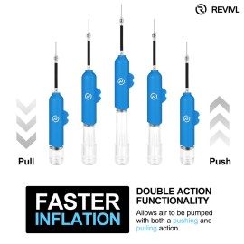 Ball Pump for Sports Balls - 5 Needles - Basketball Pump, Soccer Ball Pump - Air Pump for Balls, Volleyball, Football Accessories Equipment - Hand Pump for Inflatables - Never Lose Pin with Holder