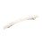 French Amie Long and Thin Frost White Large 4 Handmade Celluloid Automatic Hair Clip Barrette for Women and Girls (Frost White)