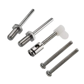 AONTOKY 1 Set Aluminum Landing Gear Wheel Kit DIY Parts for RC Plane Jet for Cessna 182 Replacement