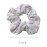 10 Pack Cotton White Scrunchies for Tie Dye