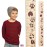 Headwaters Studio Safari Height Growth Chart - Nursery Animal Tracks Wall Decor, Wooden Growth Chart, Height Chart for Kids, Growth Chart for Wall, Baby Height Growth, Growth Record, Height Ruler