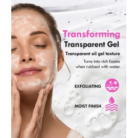 CELEFIT Double Effect Cleanser Oil to Foam - Korean Cleansing Oil Makeup Remover Foaming Facial Cleanser | Makeup Remover Oil to Foam Cleanser Face Wash for Women & Men | Korean Oil Cleanser (6.34oz) CELEFIT Double Effect Cleanser Oil to Foam - Korean Cleansing Oil Makeup Remover Foaming Facial Cleanser | Makeup Remover Oil to Foam Cleanser Face Wash for Women & Men | Korean Oil Cleanser (6.34oz)