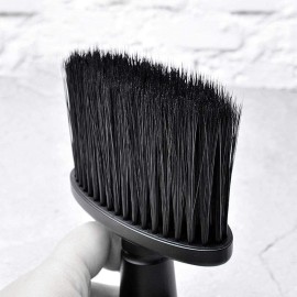 DOKKIA Barber Haircut Brush Neck Duster Hair Cutting Salon Hairdressing Cleaning Shaving Stylist Sweep Bristle (Bristles Brush Sweep Handle)