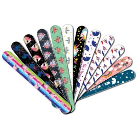 New8Beauty Emery Boards for Nails - Unicorn (12-Pack) - For Girls Teens Ladies Moms Working Women Wife Girlfriend Her