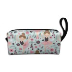 YISHOW Adorable Ballet dancer Makeup Bag Adorable Travel Cosmetic Toiletry Organizer Case for Women