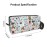 YISHOW Adorable Ballet dancer Makeup Bag Adorable Travel Cosmetic Toiletry Organizer Case for Women