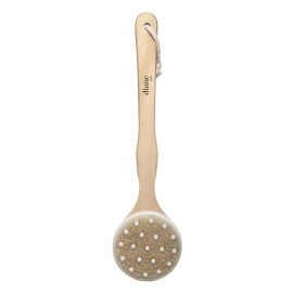 Diane Long Handle Exfoliating Dry Skin Brush, Natural Wood Color Diane Long Handle Exfoliating Dry Skin Brush, Natural Wood Color
