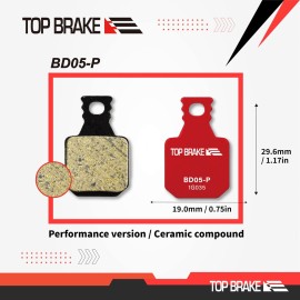 TOP BRAKE Disc Bike Brake Pads for MAGURA MT5/ MT7/ MT5E/MT7 PRO/MT Trail Front