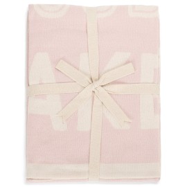 DEMDACO Cute Little Trouble Maker Soft Pink 40 x 30 Cotton Fabric Nursery Bed Blanket