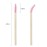 Mekupeu Mekupeu 100 Pcs Disposable Mascara Wands Bamboo Spoolies Brush for Eyelash Extensions Spoolie Eyelash Lash Wand Applicator Makeup Kits, Pink