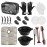 Hair Dye Kit 25 Pcs, Hair Tinting Bowl Dye Brush Ear Cover Clips Gloves Storage Bag DIY Salon Disposable Hood and gloves, Home Use Hair Coloring Bleaching Hair Dryers Hair Dye Coloring Tools Set
