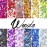 Glitter Wenida 12 Colors Maple Leaf Holographic Sparkly Cosmetic Festival Sequins Craft Glitter for Arts Nail Face Body