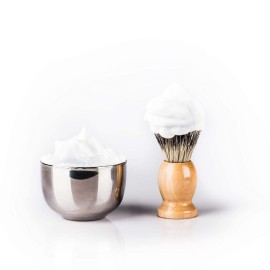 Barber Straight Razor Kit Durable Barber Straight Edge Razor Kit with 10 Double Edge Straight Razor Blades,Shaving Bowl and Stand,Shaving Brush with Wood Handle,Shaving Kit for Men