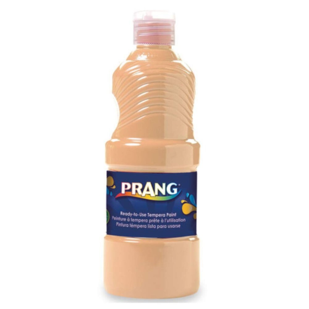 Prang Paint for Kids Tempera Washable Ready to Use Nontoxic Safe 8 oz Single Easy Pour Bottle (Peach)
