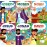 Bible Activity Jonah, Noah, Moses, Joseph, Jesus, David - Sticker Book Over 80 Stickers (Set of 6 Books)