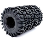 HOBBYSOUL 4pcs RC 1.9 Mud Slingers Tires Height 4.72\'\' / 120mm Soft Sticky 1.9 Tires Tyres For 1/10 RC Crawler Traxxas TRX4 / Axial SCX10 90047 SCX10 III AXI03007 / Redcat Gen8 Upgrade