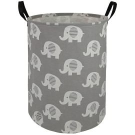 MAIZMZ Kids Hamper Storage Bins Organizer Toy Box Laundry Basket Large Canvas Collapsible Chest for Home/Dorm/Kitchen/Pet/Office/Closet/Shelf/Gift Baskets