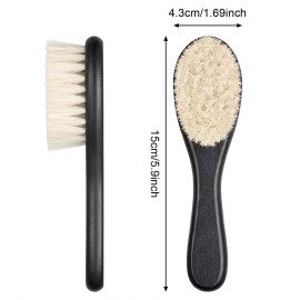 Shappy 2 Pieces Barber Fade Brush Men Beard Brush Neck Duster Cleaning Grooming Tool Soft Beard with Wooden Handle for Barber Hair Cutting Kits(Black) Shappy 2 Pieces Barber Fade Brush Men Beard Brush Neck Duster Cleaning Grooming Tool Soft Beard with Wooden Handle for Barber Hair Cutting Kits(Black)
