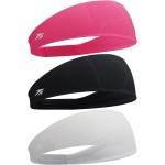Zollen Headbands for Women, Elastic Sweat Bands Non Slip, Moisture Wicking & Quick Dry for Yoga, Work OutsSport Activities