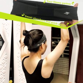 Zollen Headbands for Women, Elastic Sweat Bands Non Slip, Moisture Wicking & Quick Dry for Yoga, Work OutsSport Activities