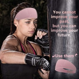 Zollen Headbands for Women, Elastic Sweat Bands Non Slip, Moisture Wicking & Quick Dry for Yoga, Work OutsSport Activities