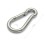 sprookber Stainless Steel Carabiner Spring Snap Hook - 304 Stainless Steel Heavy Duty Clips, Set of 4 (3.15 Inch)