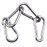 sprookber Stainless Steel Carabiner Spring Snap Hook - 304 Stainless Steel Heavy Duty Clips, Set of 4 (3.15 Inch)