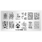 Whats Up Nails - B056 Coasting to the Sea Stamping Plate for Nail Art Design