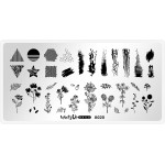 Whats Up Nails - A020 Floralize Your Texture Stamping Plate for Nail Art Design