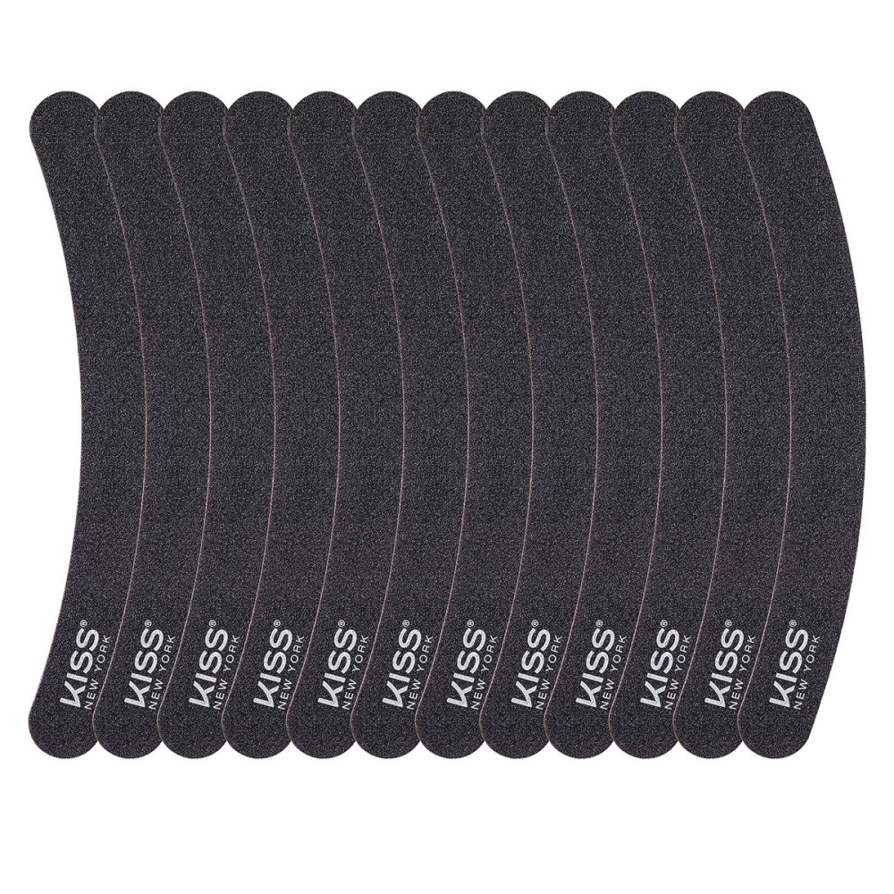 KISS Banana File 100 Coarse / 180 Medium F230 - Pack of 12 KISS Banana File 100 Coarse / 180 Medium F230 - Pack of 12