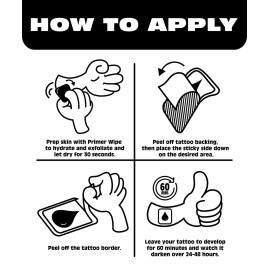 Inkbox Temporary Tattoos, Semi-Permanent Tattoo, One Premium Easy Long Lasting, Water-Resistant Temp Tattoo with For Now Ink - Lasts 1-2 Weeks, Cross Tattoo, 2 x 2 in, Crotth