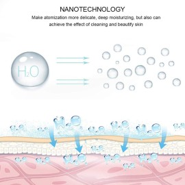 Facial Steamers, Portable Mini Handheld Moisturizing Facial Mister for Skin Care,Skin Hydration, USB Charging Facial Steamers, Portable Mini Handheld Moisturizing Facial Mister for Skin Care,Skin Hydration, USB Charging