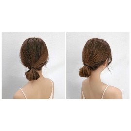 DS. DISTINCTIVE STYLE Hair Ties 50 Pieces 2.5 mm Elastic Hair Bands Hair Rubber Bands Ponytail Holders - Black