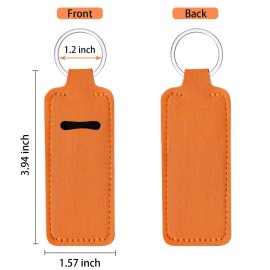 Boao 10 Pieces Lipstick Holder Keychain with Clip Colorful Lip Balm Holder Keychain for Women Pocket Bag Accessories(Silver Ring) Boao 10 Pieces Lipstick Holder Keychain with Clip Colorful Lip Balm Holder Keychain for Women Pocket Bag Accessories(Silver Ring)