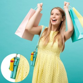 Boao 10 Pieces Lipstick Holder Keychain with Clip Colorful Lip Balm Holder Keychain for Women Pocket Bag Accessories(Silver Ring) Boao 10 Pieces Lipstick Holder Keychain with Clip Colorful Lip Balm Holder Keychain for Women Pocket Bag Accessories(Silver Ring)